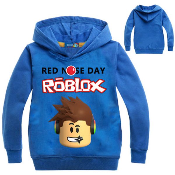 2017 Roblox Shirt For Boys Sweatshirt Red Noze Day Costume Children Sport Shirt For Kids Hoodies Shirt Long Sleeve T Shirt Tops Winter Jackets For - red and black jacket t shirt roblox