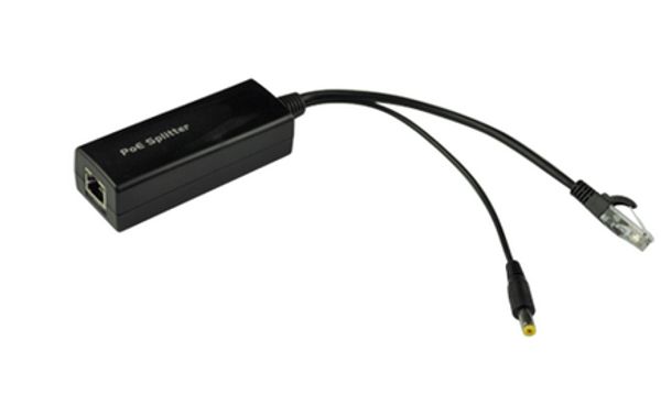 

10/100m poe splitter, 48-56v input, 12v1a ouput for ip camera