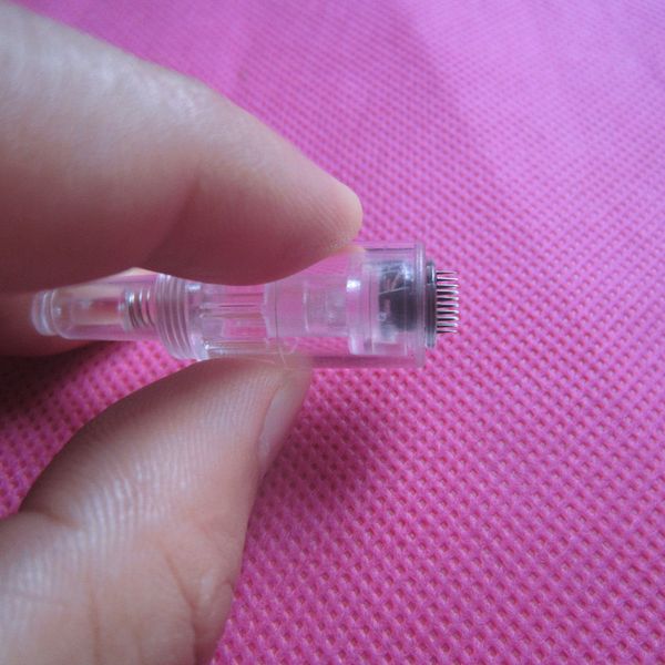 

anti-aging 36 pin needle cartridge screw port for electric auto microneedle derma pen 0.25~2mm tips nutrition input