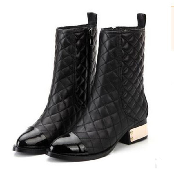 

2016 winter new arrivals luxury classic retro famous brand simple elegant anti-skid warm high nightclub women martin boots