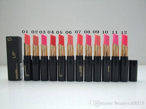 

60pcs / много-новое прибытие косметика nk5 цвета stay lip sitckers 12 цветов влаги и природных помада макияж поставляя, бесплатная доставка