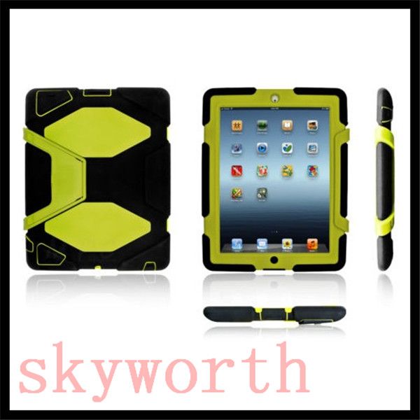 For SAMSUNG Galaxy tab A T590 S4 T830 Ipad mini 3 4 5 6 air 2 Military Extreme Heavy Duty Shockproof CASE Kickstand