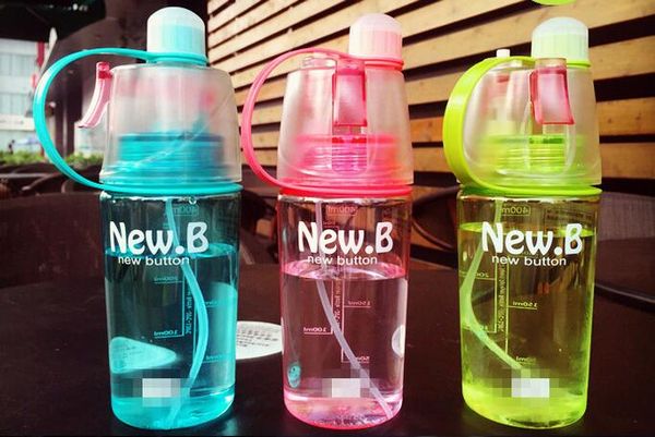 

400ml my water bottle sport spray bottle 400ml cycling outdoor moisturizing shaker transparent travel plastic water camping drinkware