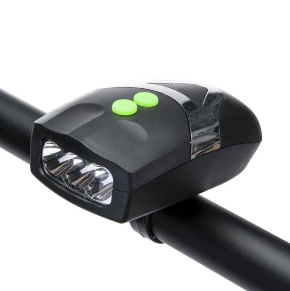 

waterproof bike safety red rear light cycling lamp 3 led and sounds trumpet ing