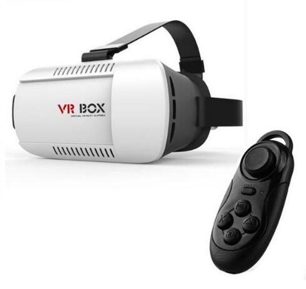 VR Box 3D Очки Виртуальная Реальность Смартфон Шлем VR Гарнитура VR Очки Голова Крепление + Bluetooth Контроллер