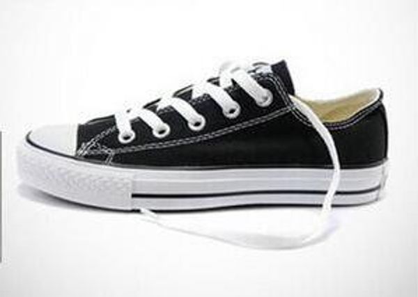 

drop shipping high-quality renben classic low-& high-canvas casual shoes sneaker men's /women's canvas shoes size eu35-46 retail, Black