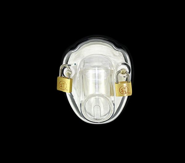 

bondage polycarbonate device toy bowl chastity a139 new arrival male black/white fetish sblnc