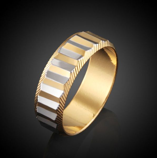 

мода марка винт любовника кольца 18k вакуумным покрытием палец кольца для пар обручальные кольца дешевая цена, Silver