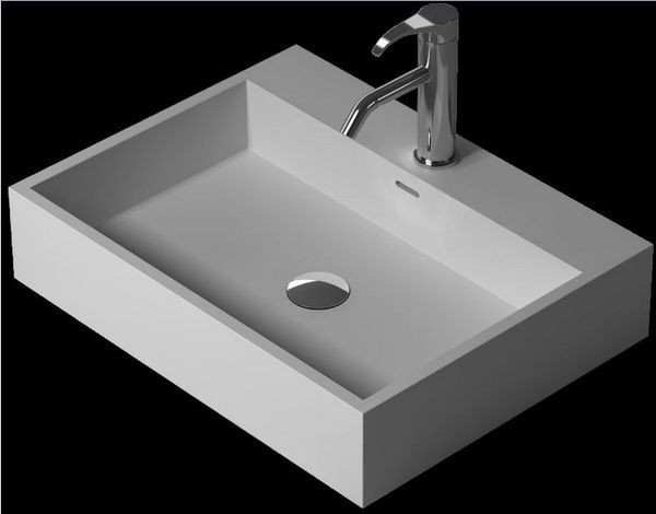 

cloakroom solid surface stone wash sink bathroom countervessel vanity basin rs38343