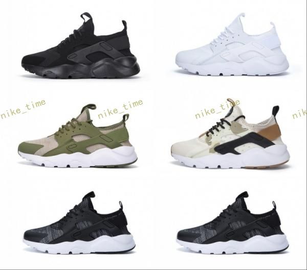 

2017 Hot Air Huarache Ultra 4 кроссовки женщины мужчины сетки Huaraches Спорт тройной белый черный камуфляж армия Huraches Hurache кроссовки 5-1