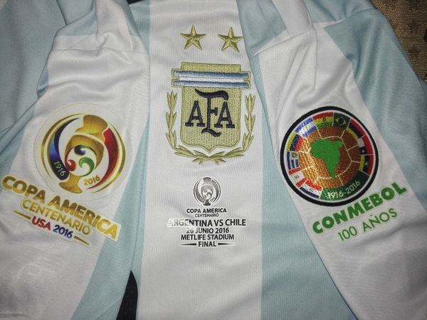 2020 2016 Copa America Centenario Final Argentina Sports Jerseys