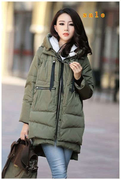 Großhandel 2016 Beliebte Reißverschluss Dicke Weibliche Mit Kapuze Baumwolle Gepolsterte Beiläufige Warme Mantel Oberbekleidung Winter Frauen Plus S 6XL Summer Sale Plus Size Kleidung Frauen Art und Weise Baumwolle Daunenjacke Hoodie Lange Parkas Warm weiblich Wintermantel