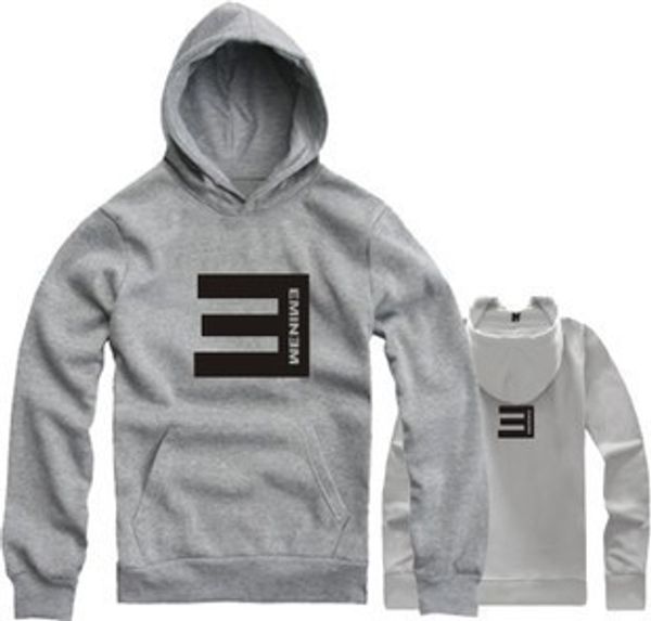 

wholesale-2016 new eminem hoodies men and women loose hooded thick cotton hooded sports hoody printed eminem couples sweatshirt coat, Black