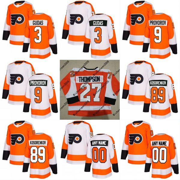 

2017-2018 Season 3 Radko Gudas 53 Shayne Gostisbehere 93 Jakub Voracek 30 Michal Neuvirth Philadelphia Flyers Custom Hockey Jerseys