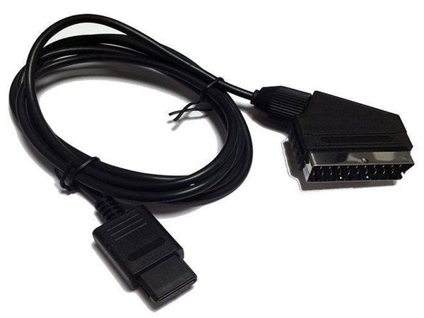 Atacado 1.8 m 6ft Sistema NTSC Scart Cabo RGB para Nintendo SNES NGC Não Estilo PAL