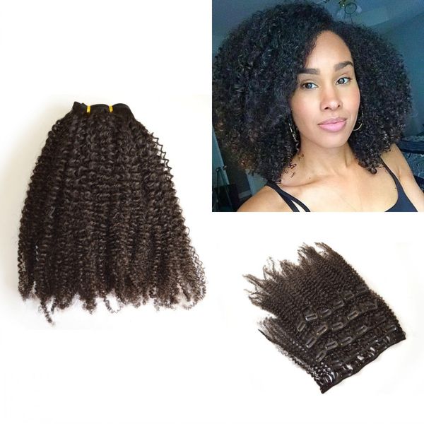 Malaysian Hair Weaves Clip In Natural Color Remy Human Hair