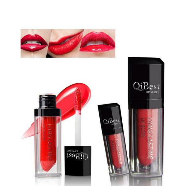 

12 цветов qibest водостойкие жидкие помады матовые губы макияж блеск для губ долговечные блески для губ губы палочки косметика дешевая цена