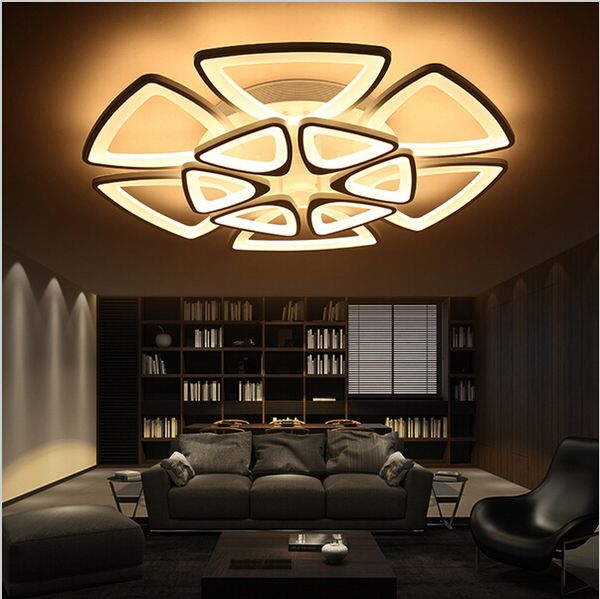 

new design modern ceiling lights remote control living room bedroom modern led ceiling lights luminarias para sala dimming deckenleuchten