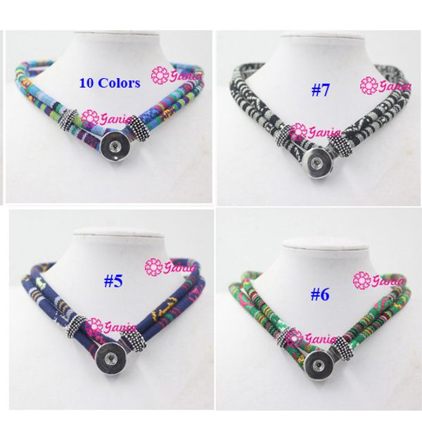 

wholesale new arrival diy interchangeable jewelry,ethnic bohemian style chunky choker necklace for snap jewelry bijoux, Silver