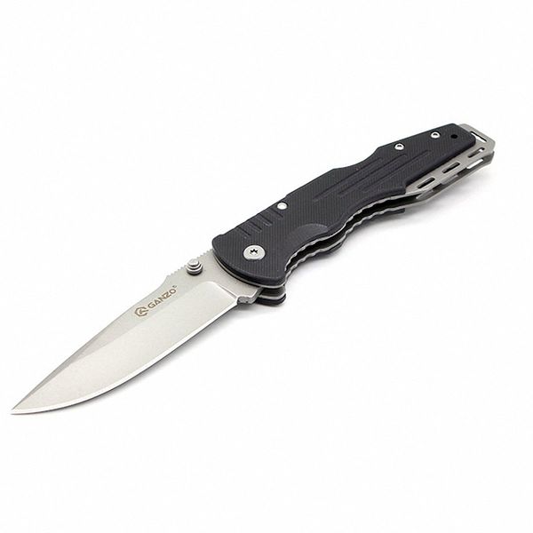 Ganzo G10 Folding Knife G10 Handle 10c Blade Back Lock w/ Draw ...