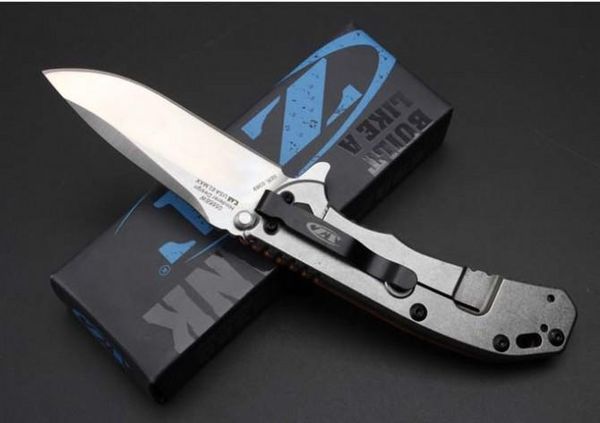 

Women Knife Zero Tolerance Knives Orange G10 Handle D2 60HRC Blade Folding EDC Pocket Knife Camping Rescue Knives With Clip 4pcs F461E