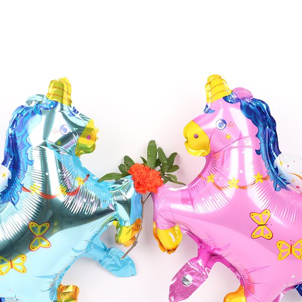 Grosshandel Mini Fliegende Pferd Einhorn Aluminiumfolie Luftballons