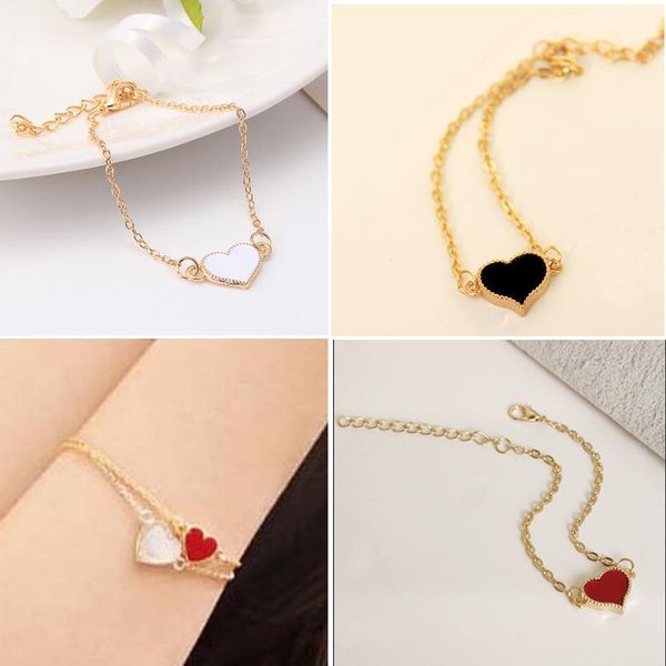 

Продажа Ювелирных Изделий Хорошего Качества 3 Цвета Сердце Браслет Для Женщин 2016 Новые браслеты браслеты Заводская Цена ГОРЯЧАЯ SL01