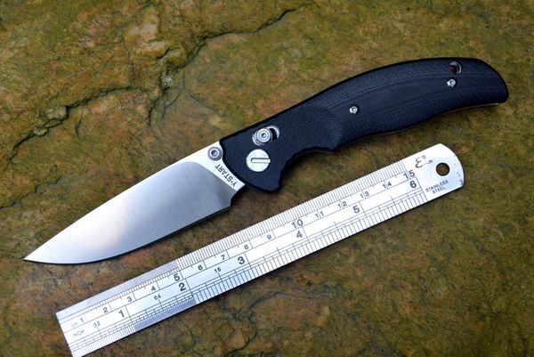 

y-start axial lock folding knife satin blade ball bearing washer g10 handle gift knife xmas knife drop shipping