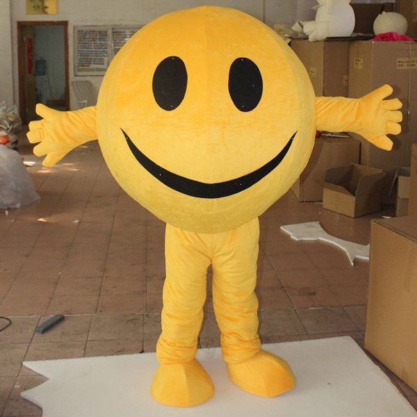

Sm0508 100 real photo of happy face yellow round bean ma cot co tume for to wear