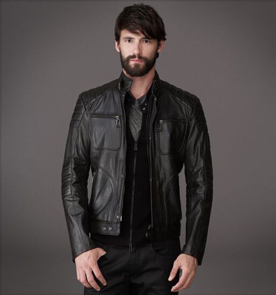 Leather muscle men