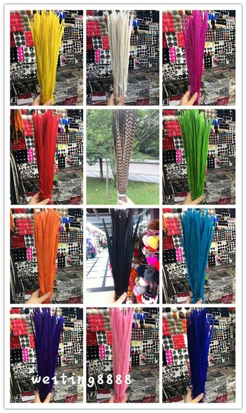 

100шт идеальный 40-45 см / 16-18 дюймов фазан хвост перья одежда столярные украшения пра