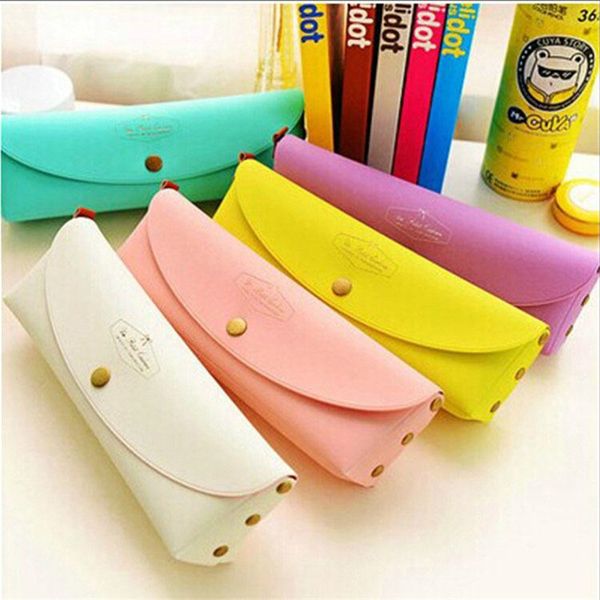 

wholesale-2016 colorful floral leather multifunction pencil bags stationery school macarons color pencil case s 18*6cm 17111617