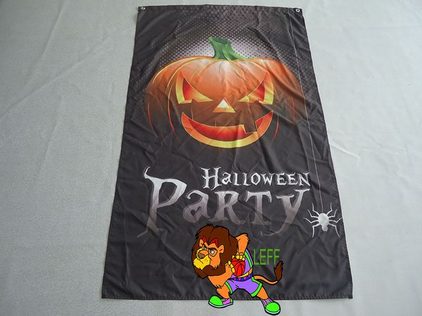 

pumpkin lantern flag,happy halloween day, decorate 90*150cm
