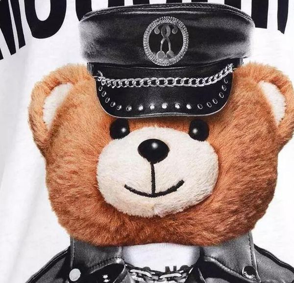 

2017 Harajuku пары одежда печати 2017 новая мода медведь tee топы star hat для мужчин и женщин Марка tee бесплатная доставка известный