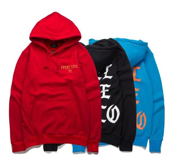 

I Feel Like Pablo Hoodie Men Women Fleece Kanye West Hoodies Hp Hop Sweatshirts Men'sTracksuits Brand Clothing