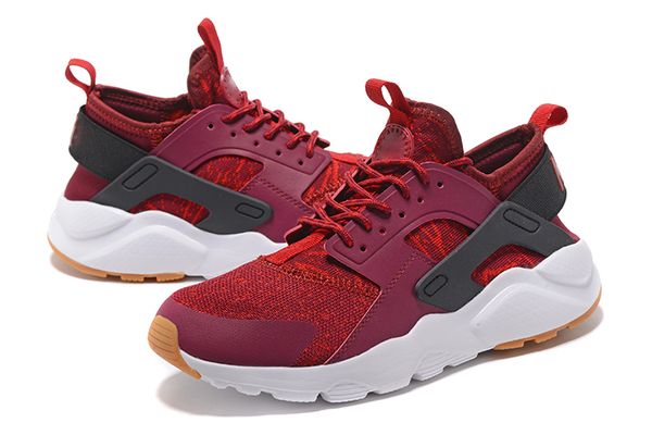 huarache rojo vino