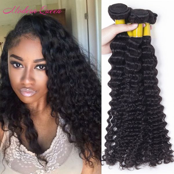 Cheap Brazilian 4 Bundles Brazilian Deep Curly Human Hair Weaves