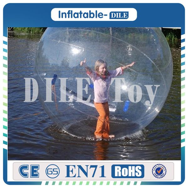 

1.8m diameter water walking ball toy ball with pvc 0.8mm and germany tizip zipper ,colorful zorb ball,water ball