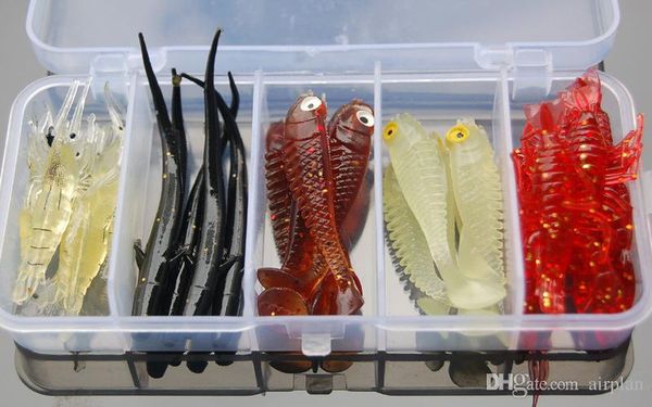 

soft lure shad rubber bionic fly fishing lure artificial bait wobbler fish smell worm pesca fishing tackle box 1606706