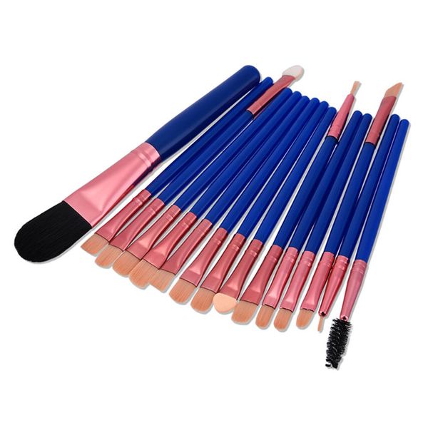 

brushes the blue handle 15pcs make up brushes makeup tools dhgate vip seller