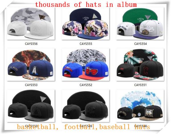 

новый snapback шляпы cap cayler сыновья snap back бейсбол футбол баскетбол повседневная шапки регулируемый размер груза падения выберите из, Blue;gray