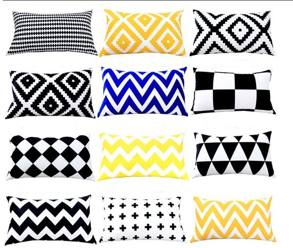 Rectangular Decorative Pillows Case Nordic Style Throw Pillow