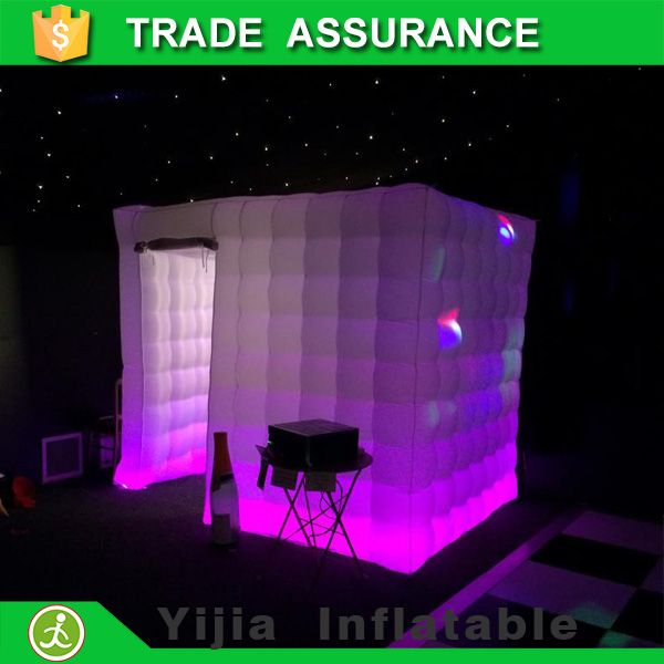 

wholesale-led lights inflatable pbooth wedding p booth