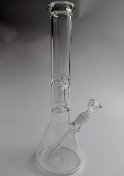 Coole ZOB 15,7-Zoll-Becherglasbongs UFO-PERKOLATOREN Glaswasserpfeifen mit diffusem Downstem-Bongs recyceln Öl-Dab-Rig kostenloser Versand