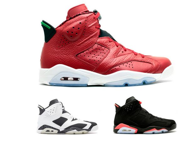 

6s Black red MVP mens basketball shoes 6S Oreo high quality outdoor athletic sports shoes Women basket trainers