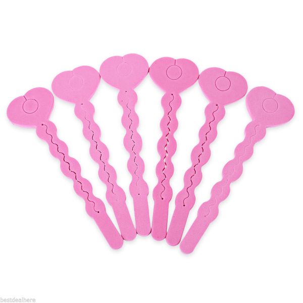 

6 pcs magic foam hair styling roller curler leverage salon hairdressing set kits #r12