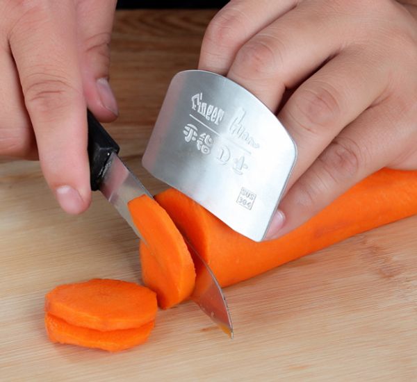 

экологичная из нержавеющей стали finger guard палец руки пальчиковой резки овощей инструменты кухни овощной защита анти вырезать небольшой и