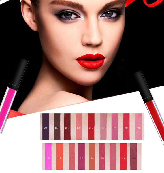 

matte lip gloss 42 color no logo lipgloss nonstick cup, long lasting waterproof lip balm makeup welcome print logo