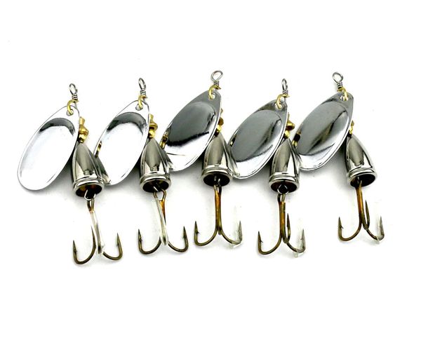 

hengjia 100pcs 6.5cm 8.5g spinner spoon bait fishing lure hard fishing spoon lure metal jigging lure baits fishing tackle