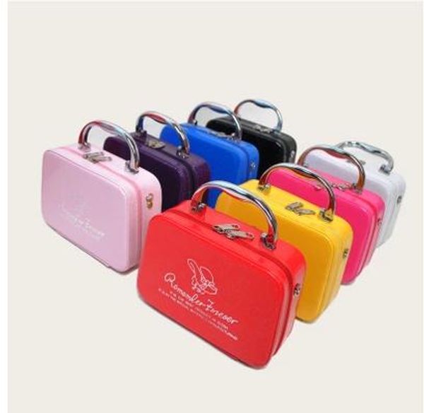 

2017 new the fashion mini clutch cosmetic cross pu multifunctional bag makeup bag toiletry bag case